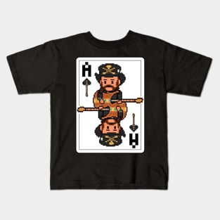 Pixelrockstars Ace of Spades Playing Card Kids T-Shirt